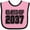 Pink and Black, variant on Inktastic Class of 2037 Boys or Girls Baby Bib