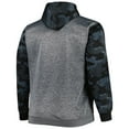 thumbnail image 3 of Men's Fanatics Heather Charcoal New York Jets Big & Tall Camo Pullover Hoodie, 3 of 3