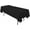 Black, variant on Cranberry Rectangular Tablecloth 60 x 144 Inch, Polyester Tablecloth for Weddings, Parties, Banquets & Events