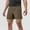 Khaki, variant on Blmnix Men Shorts Pleated Golf Shorts Gym Shorts Shorts Beige Low Elastic Men's Athletic Shorts,XXL
