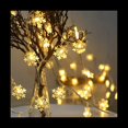 thumbnail image 2 of 96 Luces LED de Cadena de Copos de Nieve, Guirnalda de Hadas de Nieve, DecoracióN para Navidad, Halloween, AñO , DecoracióN del Hogar, Enchufe Europeo-B, 2 of 5