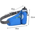 thumbnail image 3 of ZOUSSIQI Sac de Taille Léger, Design Réfléchissant Sac Stable pour Voyage Randonnée Cyclisme Course Taille Légère (Gris Foncé) CA919-17698, 3 of 9