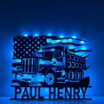 thumbnail image 3 of Handmadetneonsign Drump Truck Driver Metal Wall Art Light, Truck Driver Metal Sign Wall Decor, Driver Metal Decor, 3 of 4