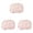 Pink 3PCS, variant on Cute Makeup Bag Mini Cosmetic Pouch For Women Small Quilted Beauty Bag Handy Zipper Pouch