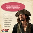 thumbnail image 4 of Nicky Bigs Novelties Adult Distressed Brown Pirate Tricorne Hat Tri-Corner Tricorn Faux Leather Colonial Costume, 4 of 8