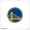 Unframed Version, variant on Gallery Pops NBA Golden State Warriors - Primary Logo Wall Art, Black Framed Version, 12" x 12"
