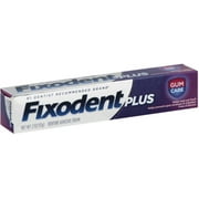 Fixodent Plus Denture Adhesive Cream 2 oz (Pack of 3)