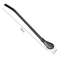 thumbnail image 5 of Straws Spoon Filter Stainless with Brush Mesh Gourd Tea Tool, 5 of 10