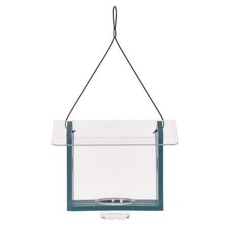 Birds Choice Green Solutions Durable 1-Piece Recycled Poly-Lumber Platform Feeder, Blue