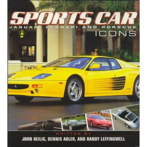 Enthusiast Color: Sportscar Icons : Jaguar, Ferrari and Porsche (Paperback)