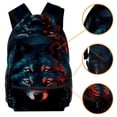 thumbnail image 3 of Lightweight Backpack Wolf School Bag Travel Laptop Daypack for Men Women Casual Rucksack, 3 of 6