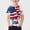 F Multicolor, variant on ITSAME American Flag T-Shirts for Boys, Crewneck Short Sleeve 4th of July Patriotic Independence Day Graphic Tees Multicolor Size 7-8T