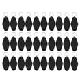 thumbnail image 2 of 60Pack Motel Keychain Blanks Vintage Motel Keychains Sublimation Blank Keychain for Vinyl DIY Crafting Keychain Black, 2 of 6
