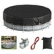 thumbnail image 1 of COSYUMI Cubierta Redonda para Piscina de 28 Pies, Cubiertas para Piscina Solar Oxford de 420D para Piscina Elevada con Cabrestante y Cable, Cubierta para Piscina Inflable para Todas las Estaciones, 1 of 12