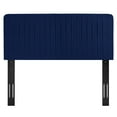 thumbnail image 4 of Modway Milenna Channel Tufted Performance Velvet King/California King Headboard in Navy, 4 of 10