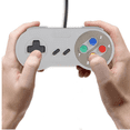 thumbnail image 4 of Beige 1pcs Wired Super USB Controller Gamepad Joysticks Classic Joypad for Nintendo SNES Games Windows PC MAC Computer, 4 of 6