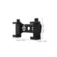 thumbnail image 2 of TEHAUX Dash Cam Mount Bracket for Speaker Black Metal Dual Clamp Design Wide Compatibility Durable Performance, 2 of 8