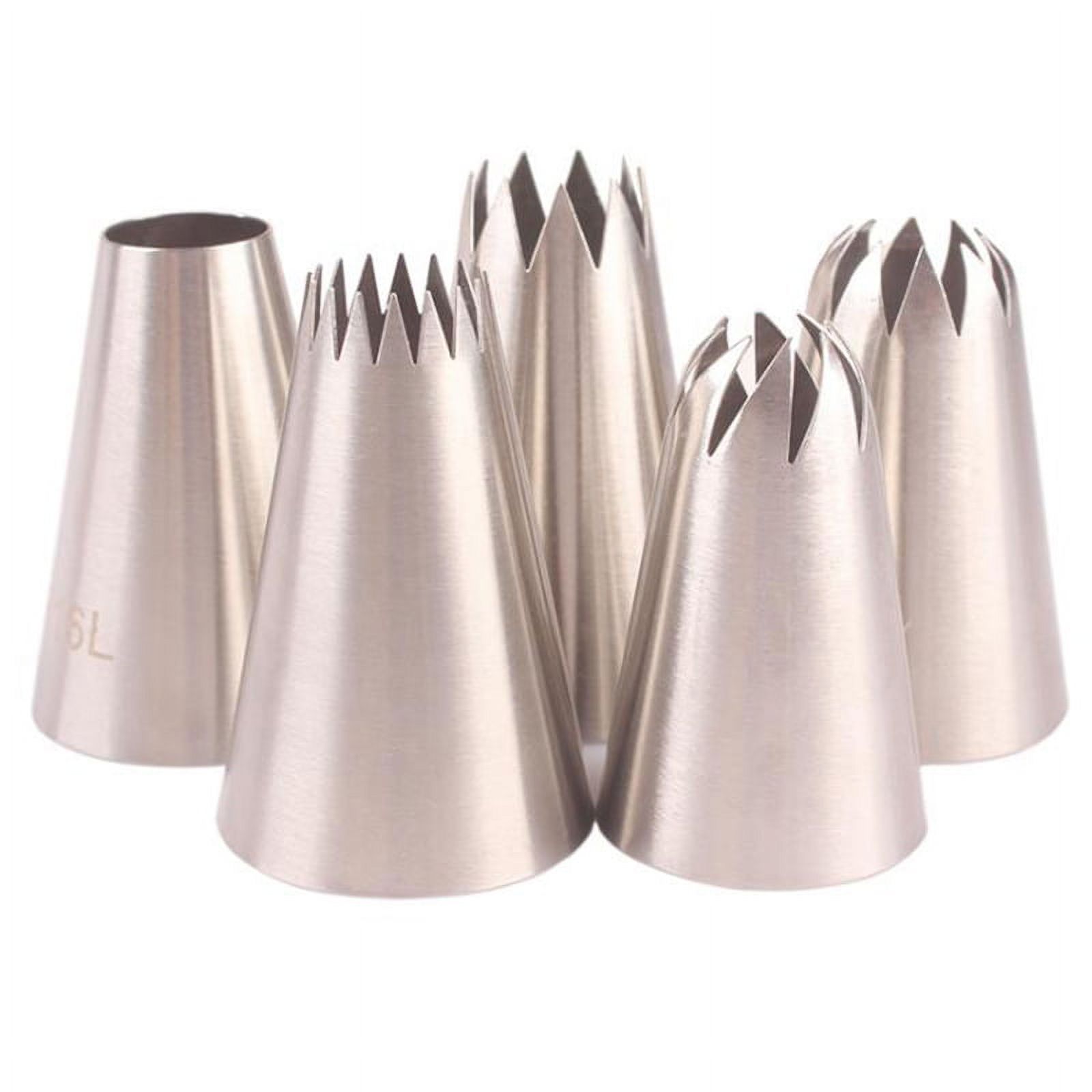 Racing Butterfly Large Icing Piping Pastry Nozzle Tips, 7 Pieces