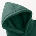 thumbnail image 5 of Hoodie Mens Shirts Hooded Drawstring Adjustable Shirt Men's Leisure Pocket Hooded Sweatshirt Solid Color Shoulder Sleeves Long Sleeved Everyday,Streetwear,Outdoor Sports Clothing Shirts For Men, 5 of 7