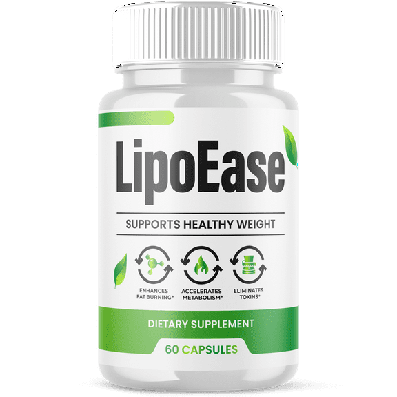 LipoEase Advanced Formula Pills Supporting Energy and Healthy Lifestyle Lipo Ease 60 Capsules