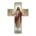 thumbnail image 1 of BotaniNest Wooden Wall Handmade Rural With Carvings Murals And Blessings Suitable For Families Churches And More, 1 of 4