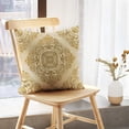 thumbnail image 5 of LALILO Throw Pillow Covers Damask Antique Arabesque Arabic Baroque Cushion Cover 18" x 18", 2 Pack, 5 of 6