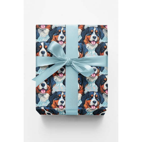 London Penny Premium Wrapping Paper - Bernese Bliss