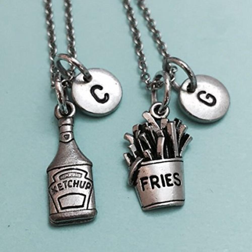 Best friend necklace, French fry 