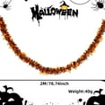 thumbnail image 5 of PALIFEUR 78.74 Inch Halloween Tinsel Garland Halloween Decorations, Orange Black Shiny Metallic Streamer Garland with Pumpkin for Home Tree Mantle Indoor Outdoor Party Supplies, 5 of 5