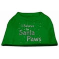 thumbnail image 3 of Christmas Screenprinted Dog Shirt, "I Believe In Santa Paws", 3 of 11