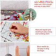 thumbnail image 3 of 2X   Stamped Kits 14CT Printed Embroidery Cloth Needlepoint Kits Easy Patterns for Beginners 10.63x12.99 Inch, 3 of 9