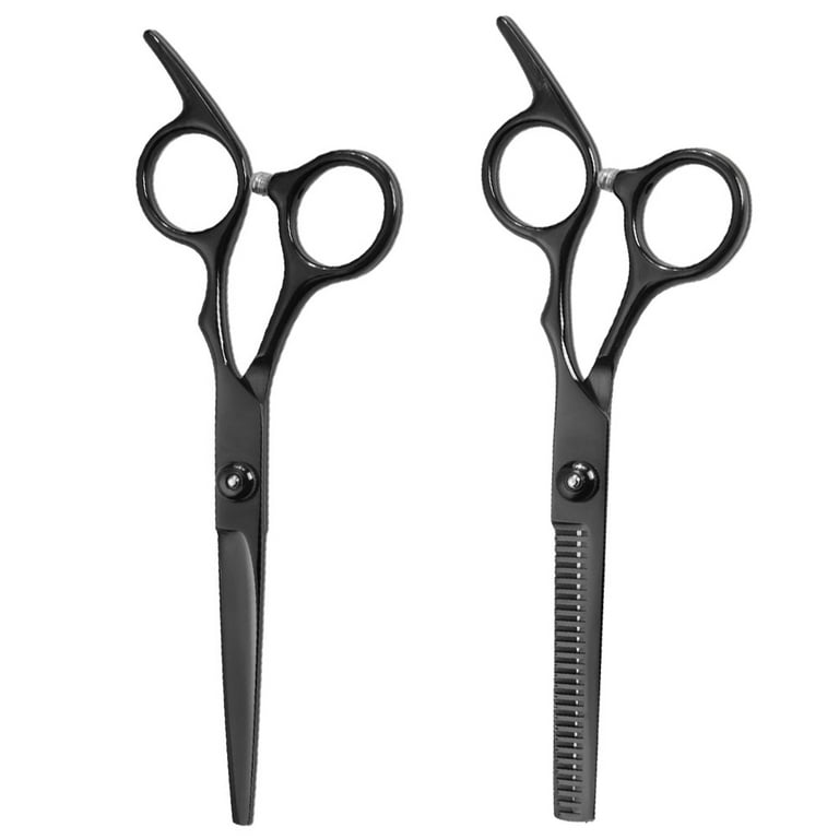  Marhaba AS Black Hair Cutting Scissors For Men And Women,10  Pieces Hair Cutting Kit, Hair Cutting And Thinning Shears, Stainless Steel  Barber Scissors For Hair