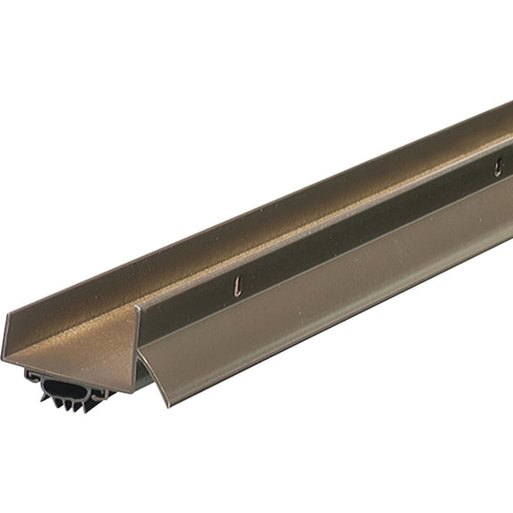 M-D Building Products 06197 36 in. Bronze Aluminum U-Shape Screw-on Under Door Seal