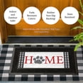 thumbnail image 3 of Evergreen Home Pawprint Sassafras Indoor Outdoor Switch Doormat 10"x1'10" Red, 3 of 4