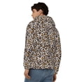 thumbnail image 4 of Honeii Leopard Print Hoodies for Men, Pullover & Full Zip, Breathable Zip up Hoodie, Sweatshirt-3X-Large, 4 of 5