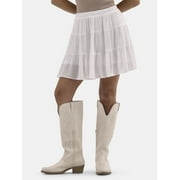 No Boundaries Tiered Mini Skirt, Women's