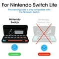 thumbnail image 2 of amCase Nintendo Switch Hard Carrying Case - Travel Cover with 14 Cartridge Holders (Black), 2 of 5