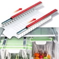 thumbnail image 4 of Inteprter Estante para colgar en el refrigerador, bolsa sellada para mantenimiento fresco de alimentos, estante de almacenamiento con pista deslizante, Organizadores de utensilios de cocina Inteprter HA002624-00, 4 of 6