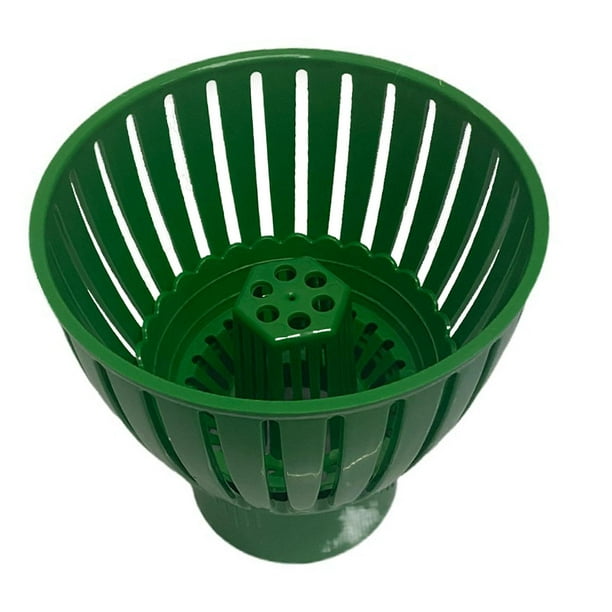 Cesta desnatadora para estanques de peces, doble capa, ahorro de esfuerzo, resistente, universal. 100mm