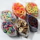 thumbnail image 2 of 20-100 unidades de bandas elásticas para el cabello de colores variados, pequeñas bandas de goma, accesorios para el cabello para mujeres, niñas y niños, coleteros, regalos, 2 of 5