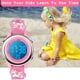 thumbnail image 2 of Reloj para niños con dibujos animados en 3D, resistente al agua, reloj infantil con luz de 7 colores, con despertador y cronómetro, adecuado para niñas de 3 a 10 años, 2 of 7