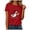 Red, variant on COMVALUE Halloween Oversized T Shirts for Women Fall Pumpkin Tops Shirt with Graphic Tees Outfits (Grey, XXL)