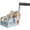 Silver + Steel+1, variant on 3500LBS Hand Winch 32.8FT Steel Cable Galvanized Shell 4.1:2.4:1 Gear Ratio Two Way Ratchet Manual Crank Winch for Trailer Boat ATV Towing