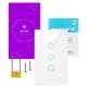 thumbnail image 3 of Panel De Interruptor De Luz Wifi, Trabajo De Vidrio Con O Sin Cable Neutro, Interruptor Inteligente De 1/2/3 Gang Us Compatible Con Google Home Echo Minnieouse EL017469-04, 3 of 5