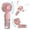 Pink, variant on Mini Portable Water Misting Fan, Hanging neck fan,Powerful Handheld Fan USB Rechargeable,Personal Small Quiet Spray Water Mist Fan for Home School Office Outdoor Travel Use