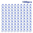thumbnail image 2 of Anvazise 100Pcs Knitting Crochet Locking Stitch Needle Clip Marker Craft DIY Sewing Tools Dark Blue One Size, 2 of 13
