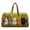 B, variant on Camper Bag, Hippie Bus Weekender Bag, Hippie Bag, Hippie Bohemian Quilted Weekender Travel Bag Floral Print, Overnight Stay Carry On Shoulder Bag, 1 Pc