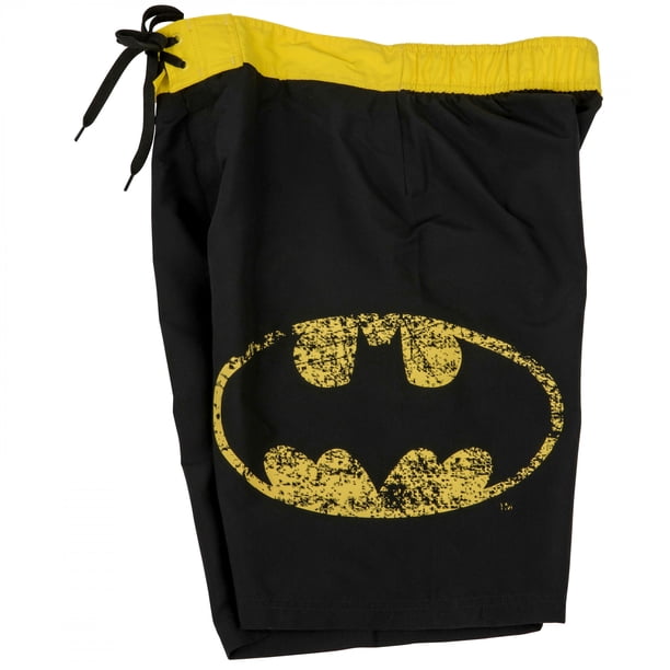 Batman 803487-medium 32-34 Batman Symbol Board Shorts, Heather