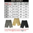 thumbnail image 3 of Men's Classic Flight Short  Basic Cargo Short Below Knee Shorts Capri Pants Elastic Waist Cargo Shorts Cotton Relaxed Fit Outdoor Multi Pocket Work Shorts, 3 of 8