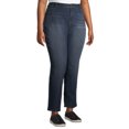 thumbnail image 5 of A3 Denim Women's Plus Size Straight Leg Jeans, 5 of 6